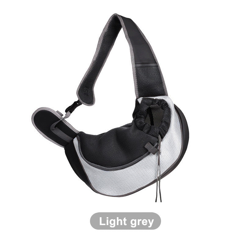 Breathable Oxford Pet Carrier Crossbody Shoulder Bag for Cats and Small Dogs