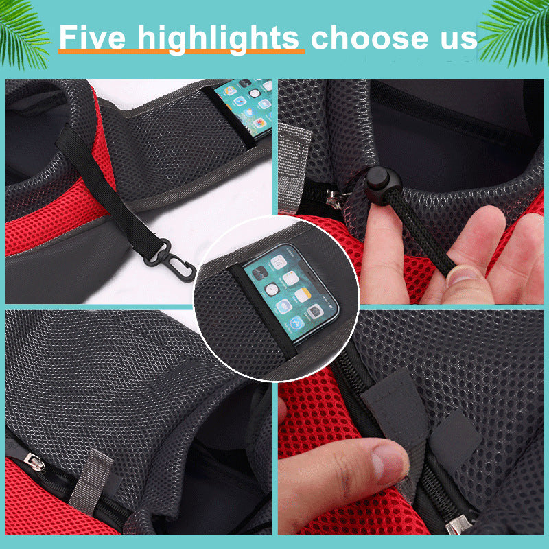 Breathable Oxford Pet Carrier Crossbody Shoulder Bag for Cats and Small Dogs