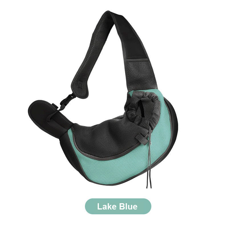Breathable Oxford Pet Carrier Crossbody Shoulder Bag for Cats and Small Dogs