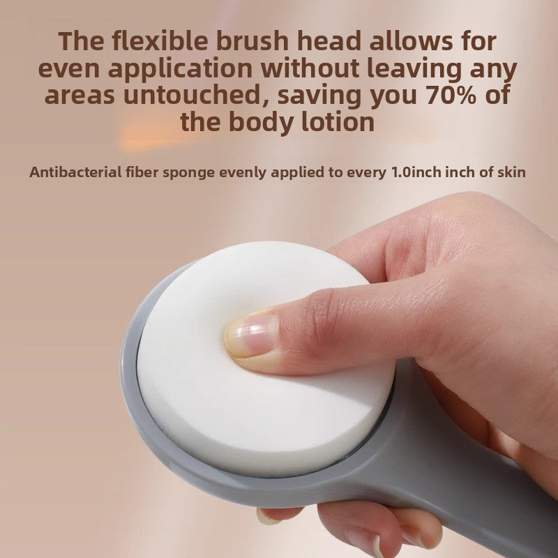 Long Handle Back Lotion Applicator Brush for Even Body Oil and Moisturizer Spreading