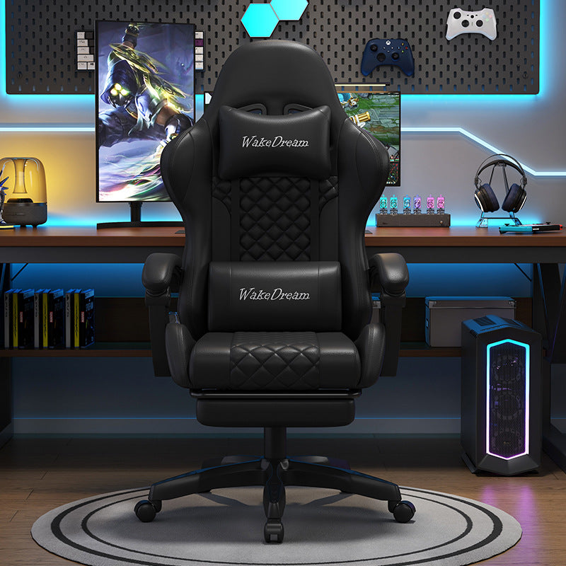 Ergonomic Gaming Chair with Footrest