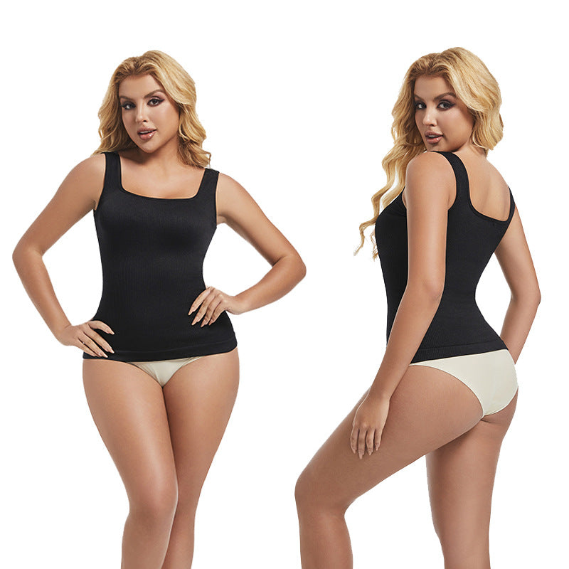 Women Seamless Square Collar Tummy Control Body Shaping Vest