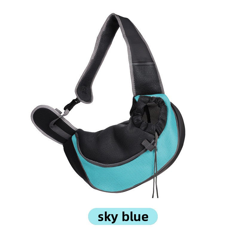 Breathable Oxford Pet Carrier Crossbody Shoulder Bag for Cats and Small Dogs