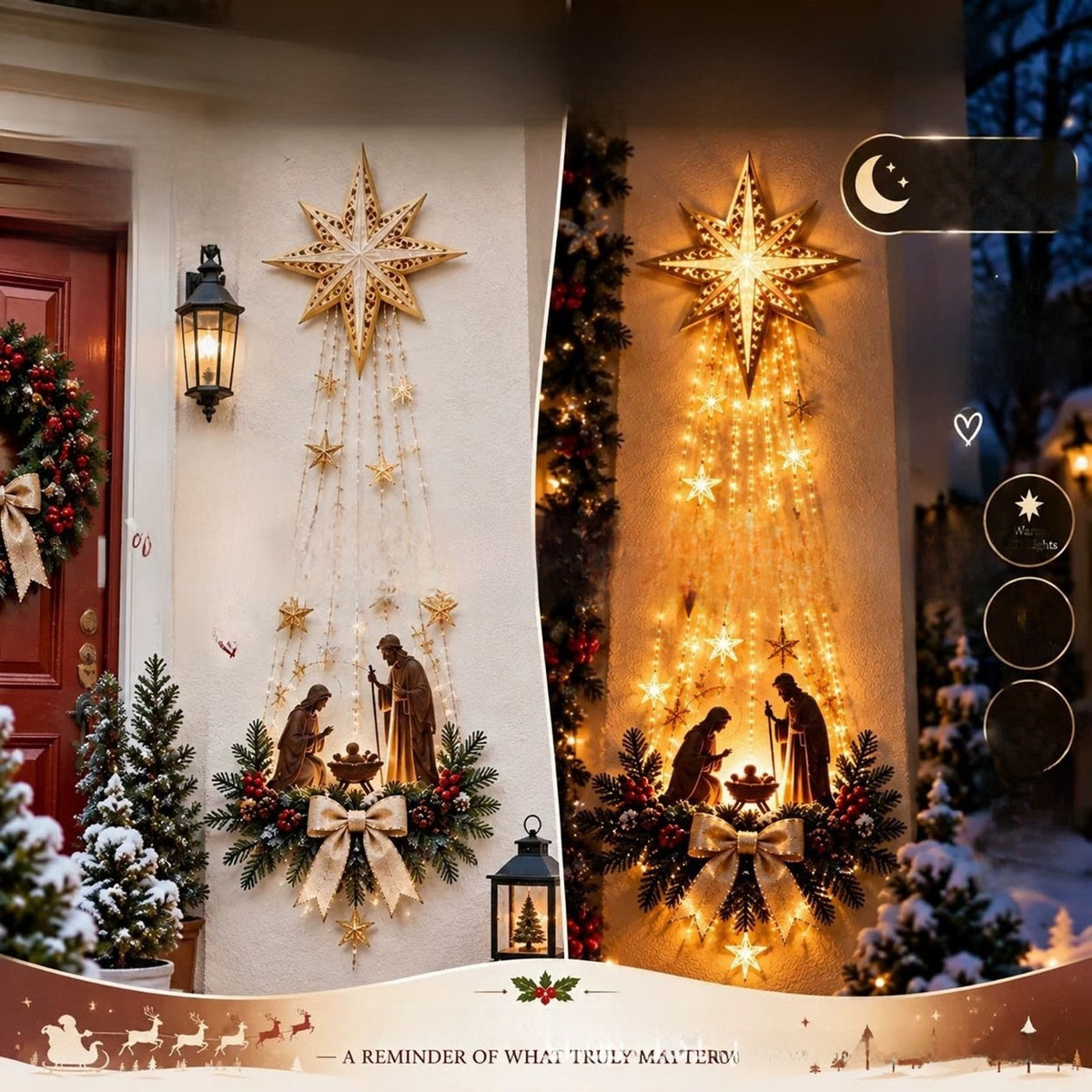 Garland-hanging LED lights