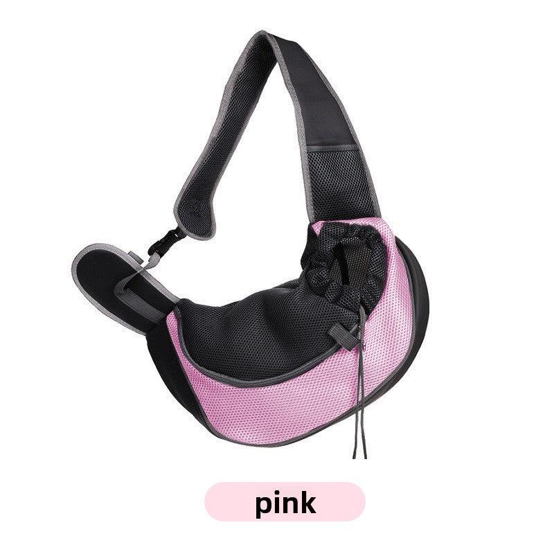 Breathable Oxford Pet Carrier Crossbody Shoulder Bag for Cats and Small Dogs