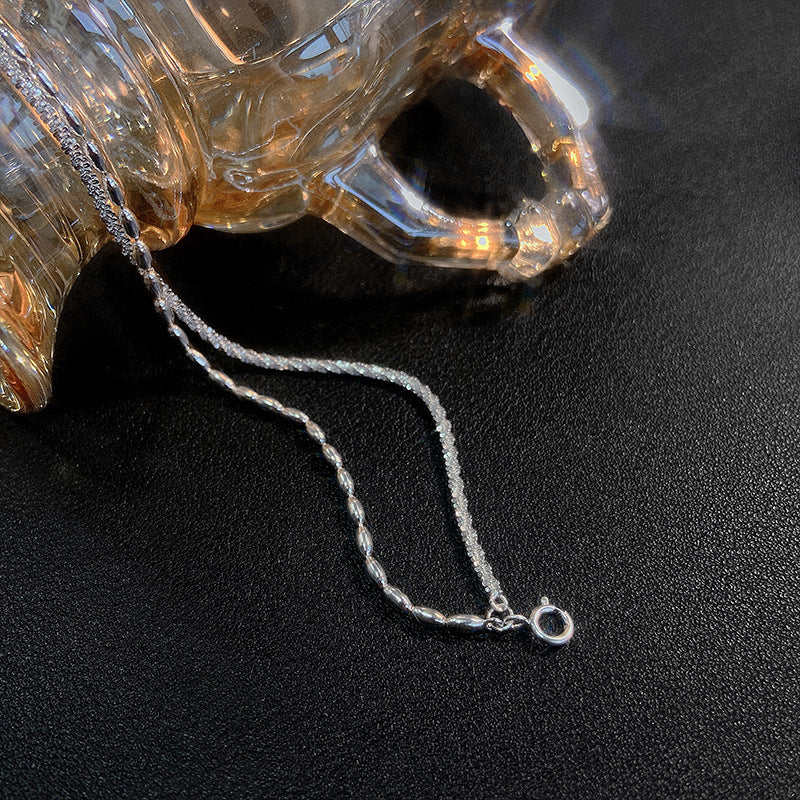 Rice Grain Double-Layer Sparkling Copper Bracelet