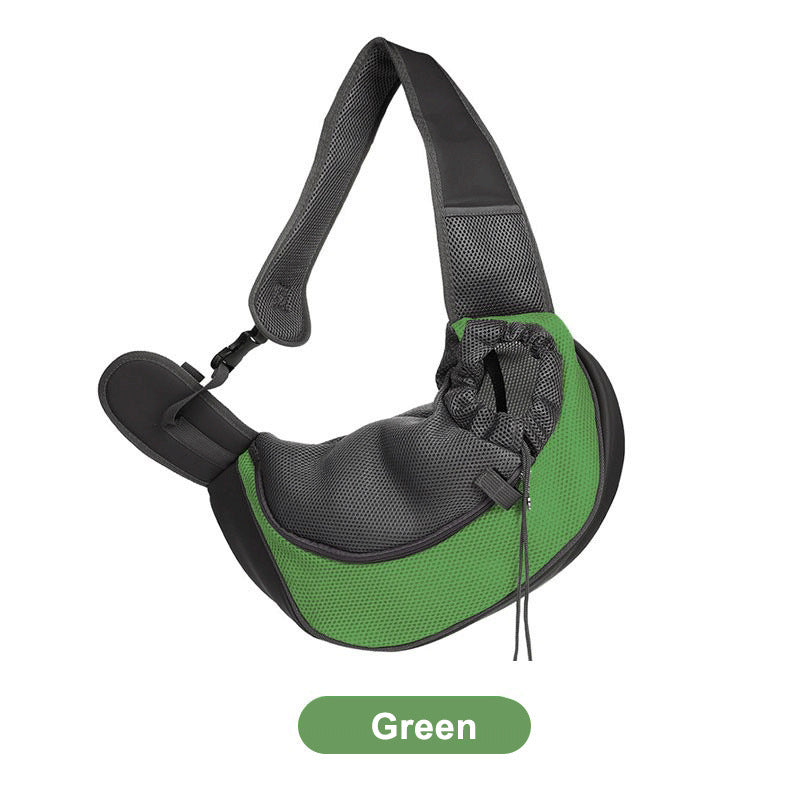 Breathable Oxford Pet Carrier Crossbody Shoulder Bag for Cats and Small Dogs
